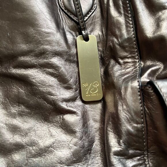 Botkier Shoulder Bag Italian Leather Metallic Brown Hang Tag Designer Hobo - Picture 6 of 10